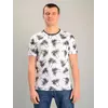 Чоловіча футболка в принт біла, Ростовка (5 шт)