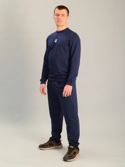 Чоловічий спортивний костюм із світшотом gerb синій, Ростовка (4 шт)