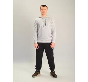 Чоловічий спортивний костюм із кофтою-кенгуру puma сірий, Ростовка (4 шт)