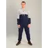 Чоловічий спортивний костюм із кофтою-кенгуру gerb сіро-синій, Ростовка (4 шт)